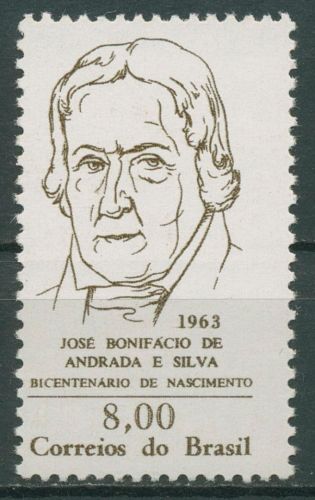 Brasilien 1963 Persönlichkeiten Politiker José B.A.e Silva 1037 postfrisch