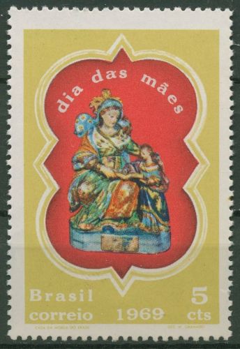Brasilien 1969 Muttertag Barockskulptur 1211 postfrisch