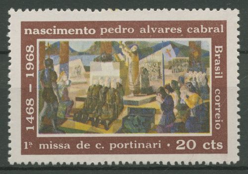 Brasilien 1968 Entdecker Pedro A. Cabral Katholische Messe 1175 ohne Gummierung