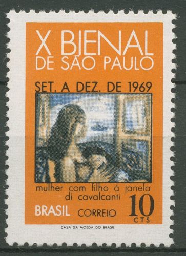 Brasilien 1969 Biennale Mutter mit Kind 1215 postfrisch