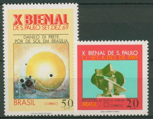 Brasilien 1969 Biennale 1228/29 postfrisch