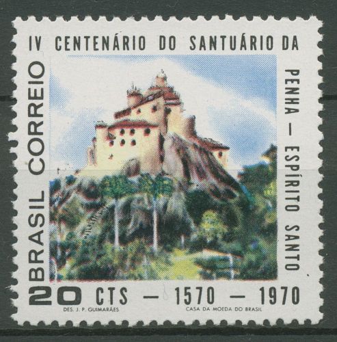 Brasilien 1970 Klosterkirche 1250 ungebraucht ohne Gummierung