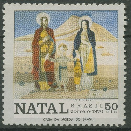 Brasilien 1970 Weihnachten Die Heilige Familie 1274 postfrisch