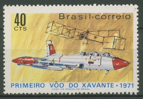 Brasilien 1971 Düsenflugzeug Doppeldecker 1289 ungebraucht ohne Gummierung