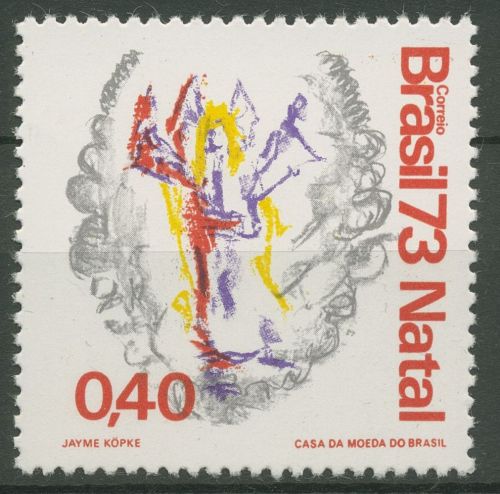 Brasilien 1973 Weihnachten Engel 1408 postfrisch