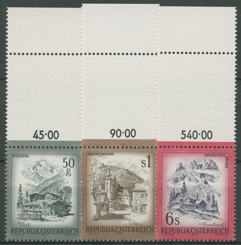 Österreich 1975 Sehenswürdigkeiten 1475/77 Lf postfrisch