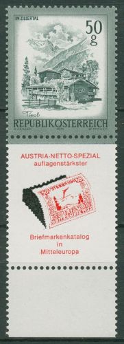 Österreich 1975 Sehenswürdigkeiten 1475 Lf unten mit Zudruck postfrisch
