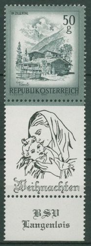 Österreich 1975 Sehenswürdigkeiten 1475 Lf unten mit Zudruck postfrisch