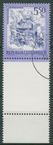 Österreich 1982 Sehenswürdigkeiten 1710 Lf unten gestempelt