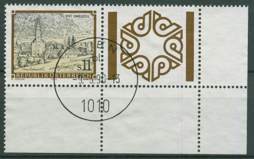 Österreich 1990 Stifte & Klöster 1982 Zf Ecke gestempelt