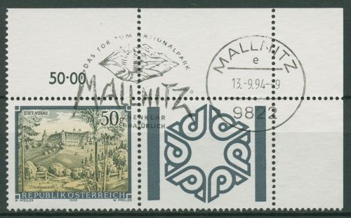 Österreich 1990 Stifte & Klöster 2006 Zf Ecke gestempelt