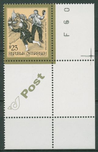 Österreich 2000 Sagen und Legenden 2324 Zf Ecke postfrisch