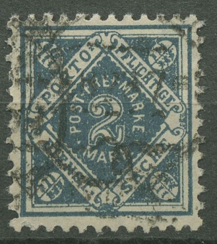 Württemberg Dienstmarken 1921 Ziffer in Raute 157 gestempelt