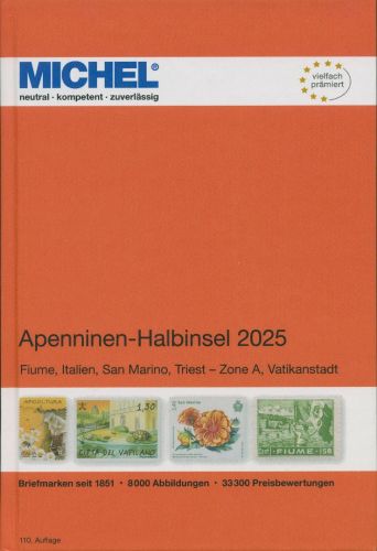 MICHEL Europa Band 5: APENINEN-HALBINSEL 2025 110. Aufl., gebraucht (Z3539)