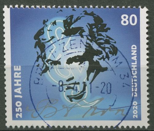 Bund 2020 Komponist Ludwig van Beethoven 3513 gestempelt