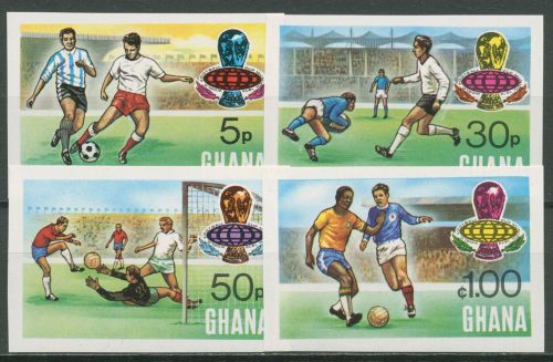 Ghana 1974 Fußball-WM Deutschland 564/67 B postfrisch