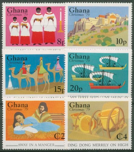 Ghana 1979 Weihnachten Hl. Drei Könige Glocken 795/00 A postfrisch