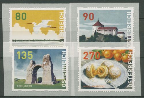 Österreich 2018 Dispenser-Marken Landschaft Sehenswürdigkeiten 9/12 postfrisch