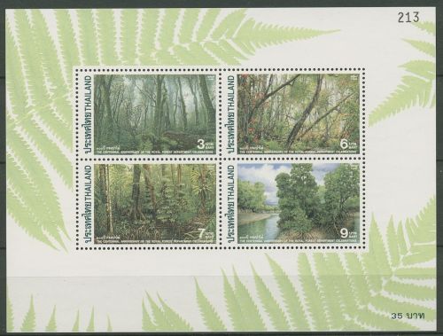 Thailand 1996 Königliche Forstbehörde Wald Bäume Block 86 postfrisch (C25203)