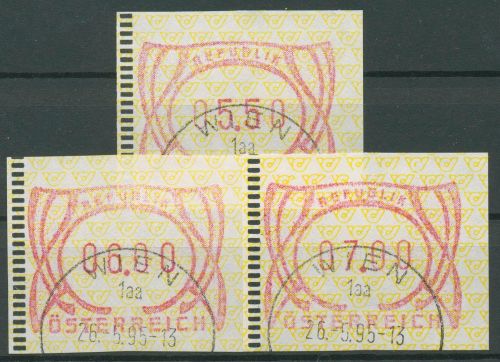 Österreich 1995 Automatenmarken Ornament ATM 3.1 S1 gestempelt