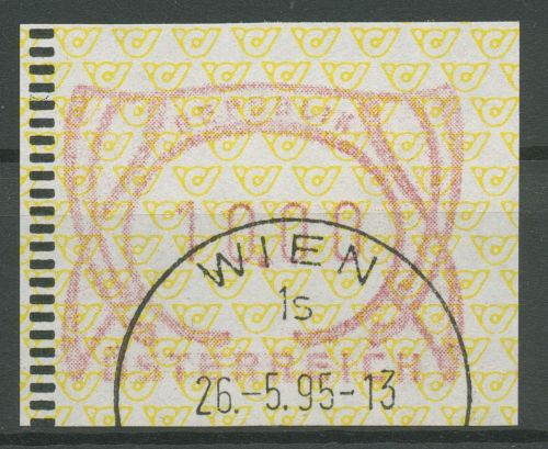 Österreich 1995 Automatenmarken Ornament ATM 3.1 Einzelwert gestempelt