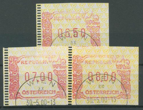 Österreich 2000 Automatenmarken WIPA 2000, ATM 4 S1 gestempelt