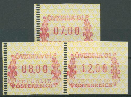 Österreich 2001 Automatenmarken ÖVEBRIA '01, ATM 5 S2 postfrisch