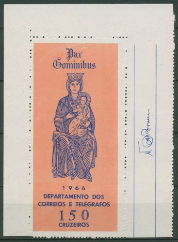 Brasilien 1966 Weihnachten Block 18 o. Gummi wie ausgegeben (C67017)