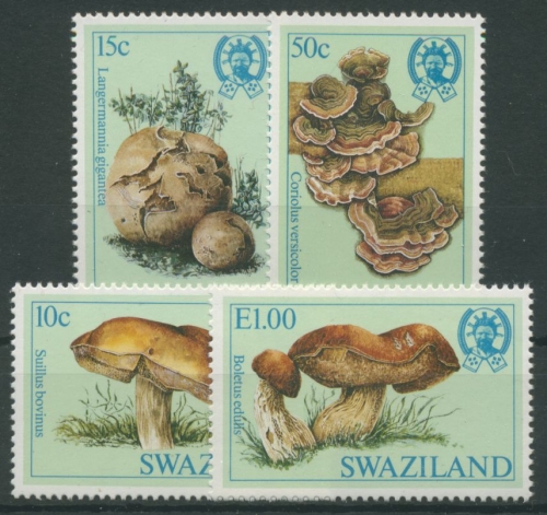 Swaziland 1984 Pilze Steinpilz Kuhröhrling 462/65 postfrisch