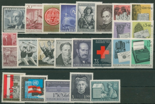 Österreich Jahrgang 1965 komplett postfrisch (G6337)