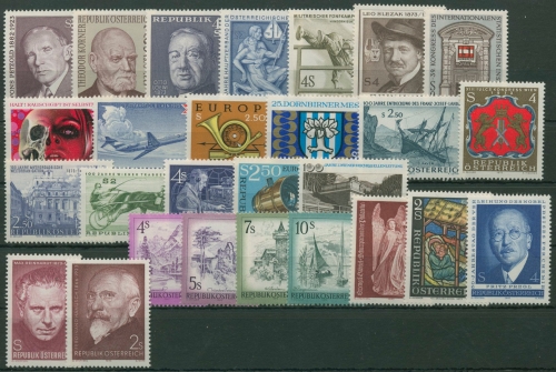 Österreich Jahrgang 1973 komplett postfrisch (G6346)