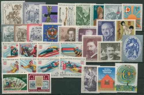 Österreich Jahrgang 1975 komplett postfrisch (G6348)