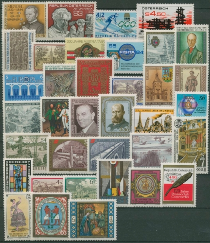 Österreich Jahrgang 1984 komplett postfrisch (SG6382)