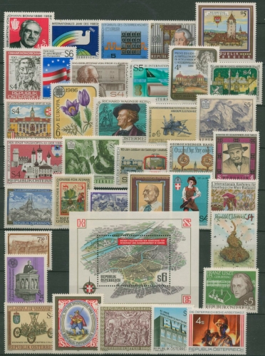 Österreich Jahrgang 1986 komplett postfrisch (SG6384)