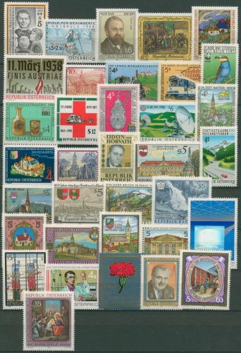 Österreich Jahrgang 1988 komplett postfrisch (SG6371)