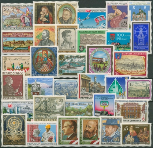 Österreich Jahrgang 1989 komplett postfrisch (SG6372)