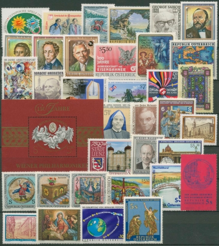 Österreich Jahrgang 1992 komplett postfrisch (SG6375)