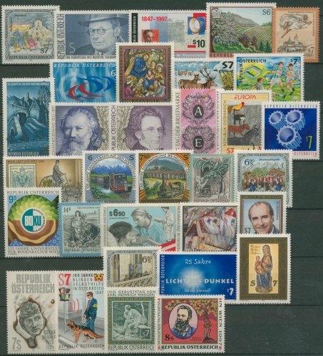 Österreich Jahrgang 1997 komplett postfrisch (SG6389)