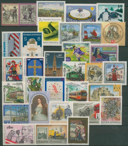 Österreich Jahrgang 1998 komplett postfrisch (SG6390)