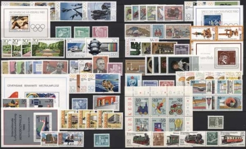 DDR Jahrgang 1980 komplett postfrisch (G6428)