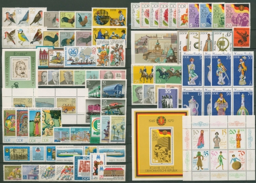 DDR Jahrgang 1979 komplett postfrisch (G6429)