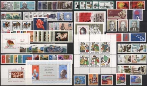 DDR Jahrgang 1977 komplett postfrisch (G6431)