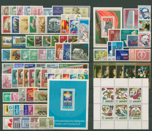 DDR Jahrgang 1973 komplett postfrisch (G6435)