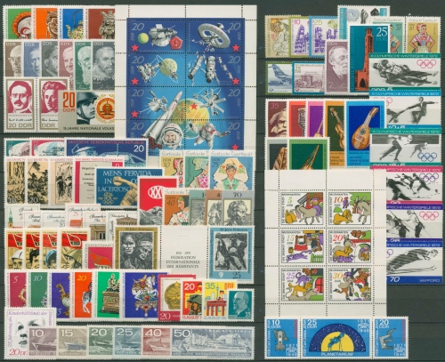 DDR Jahrgang 1971 komplett postfrisch (G6437)