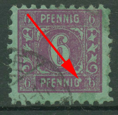 SBZ Mecklenburg-Vorpommern mit Plattenfehler 10 x XIII gestempelt, Mängel