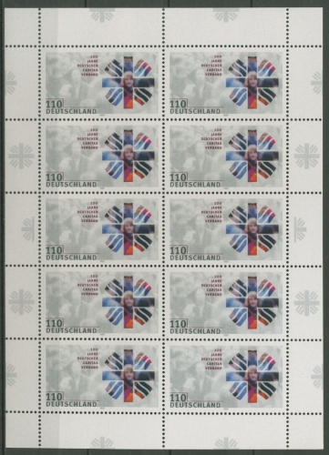 Bund 1997 100 Jahre Dt. Caritasverband Kleinbogen 1964 K postfrisch (C15273)