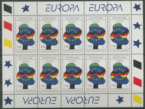 Bund 1998 Europa: Tag der dt. Einheit Kleinbogen 1985 K postfrisch (C15306)
