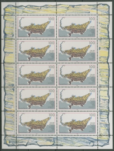 Bund 1998 UNESCO Welterbe Grube Messel Kleinbogen 2006 K postfrisch (C15322)
