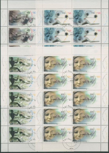 Bund 2000 Sporthilfe: Sport und Frieden Kleinbogen 2094/97 K gestempelt (C15448)