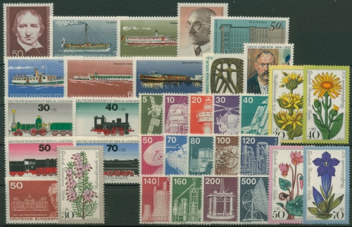 Berlin Jahrgang 1975 komplett (482/515) postfrisch (G6468)